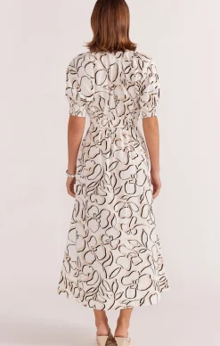 AMINA MIDI DRESS IN FLORAL