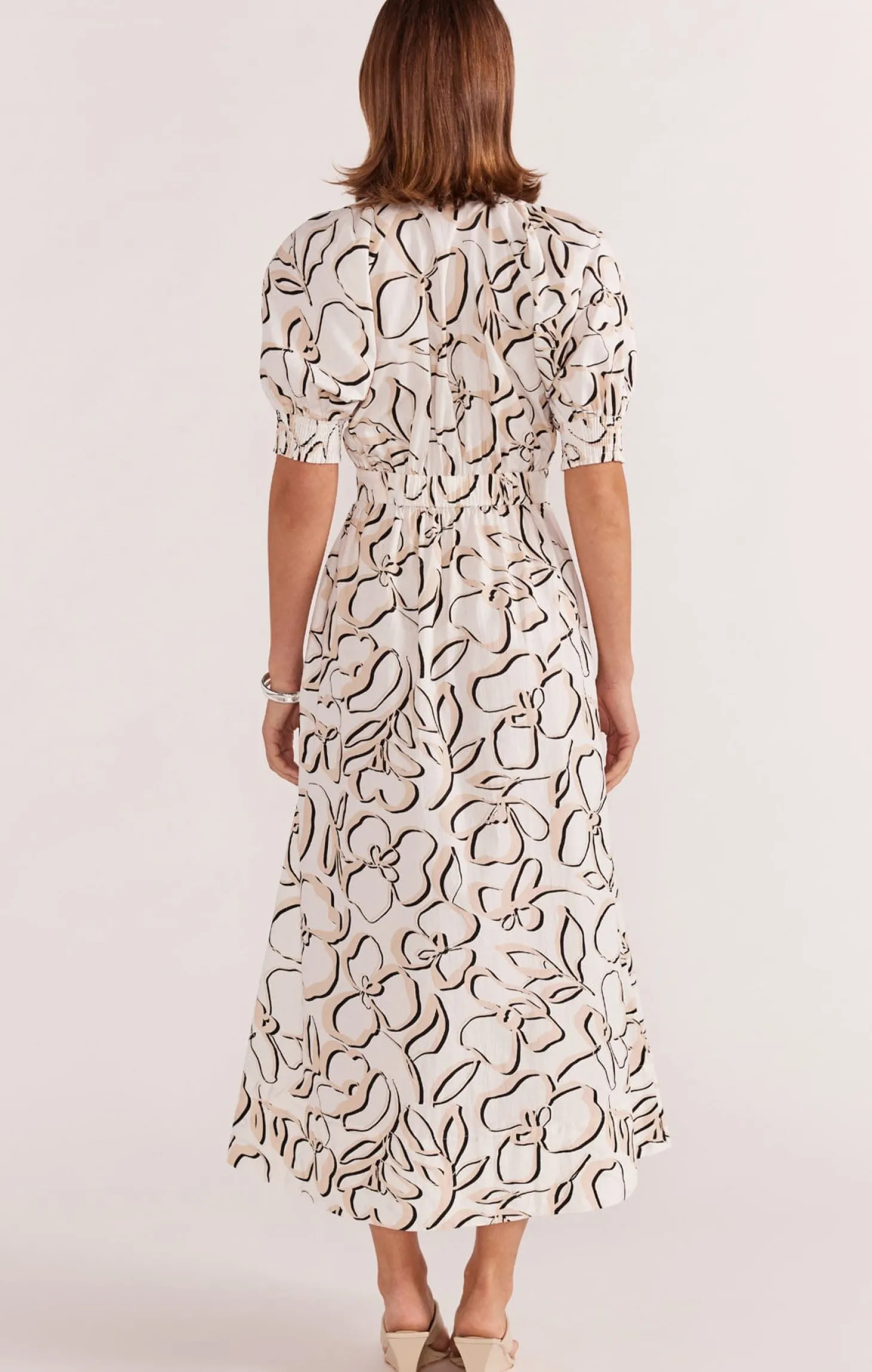 AMINA MIDI DRESS IN FLORAL
