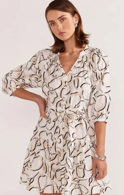AMINA SMOCK DRESS IN FLORAL