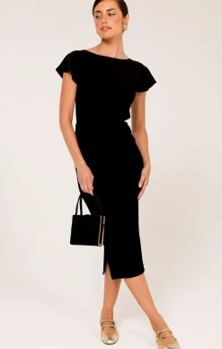 ANALIA TOP IN BLACK