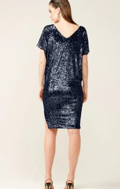 ANTILLES DRESS IN NAVY