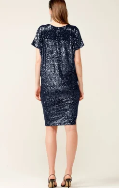 ANTILLES DRESS IN NAVY