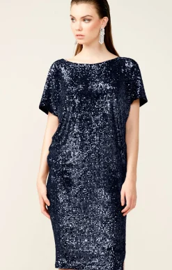 ANTILLES DRESS IN NAVY