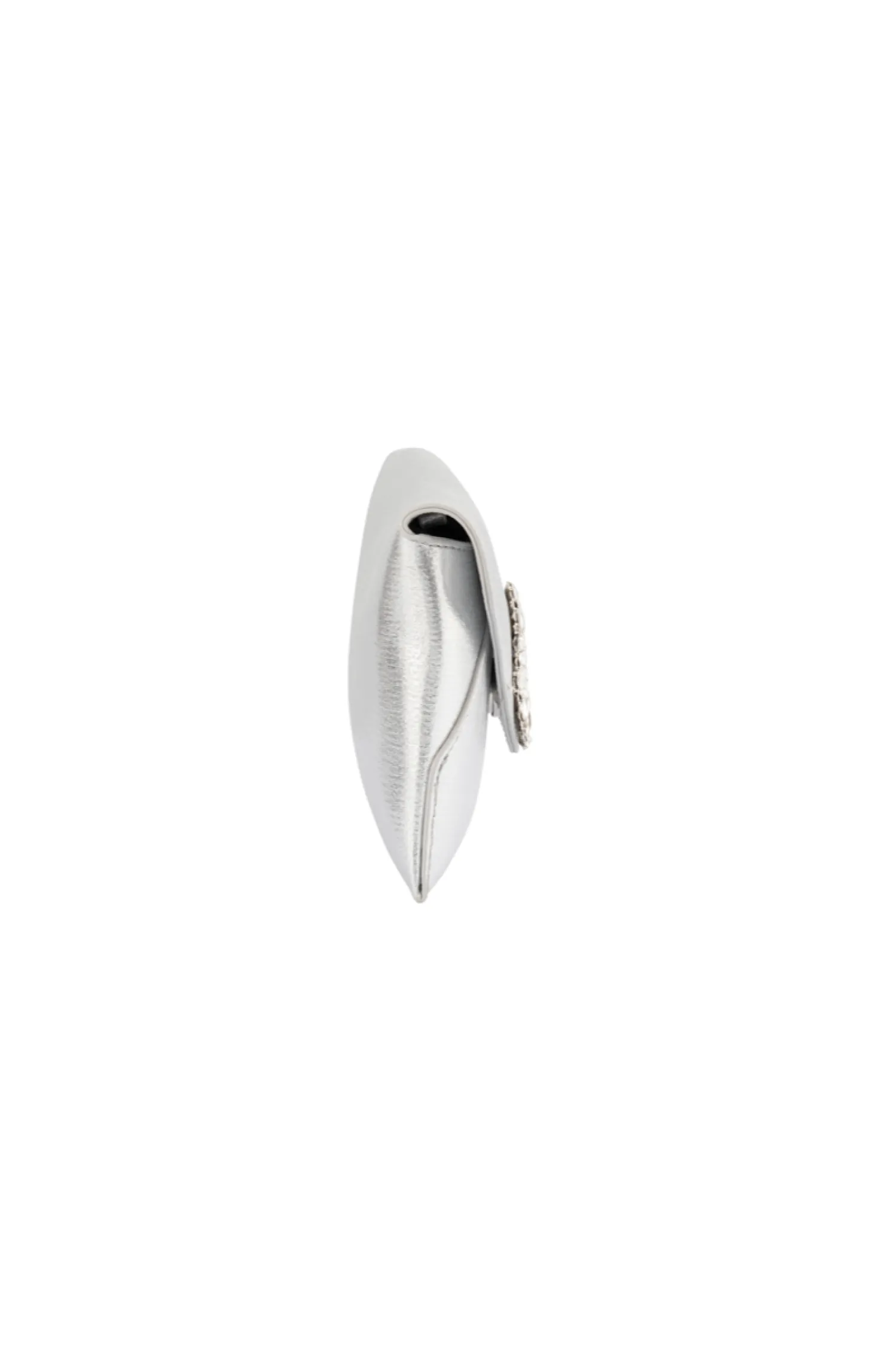 ANTONIA ENVELOPE CLUTCH IN SILVER
