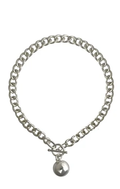 BALL DROP EVENT NECKLACE IN SILVER