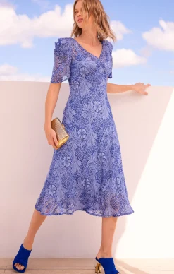 BLUE JAY MIDI DRESS