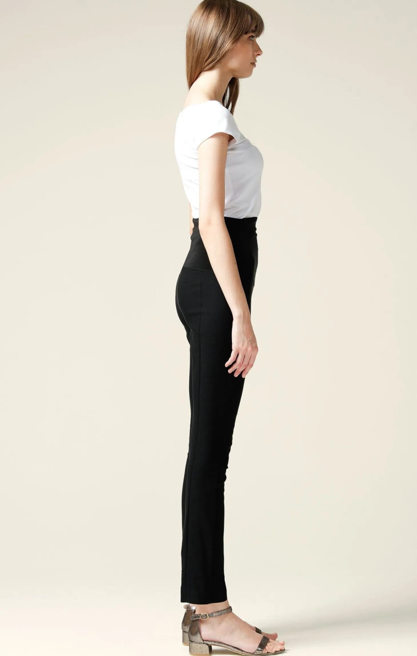 CAP SLEEVE TOP IN WHITE