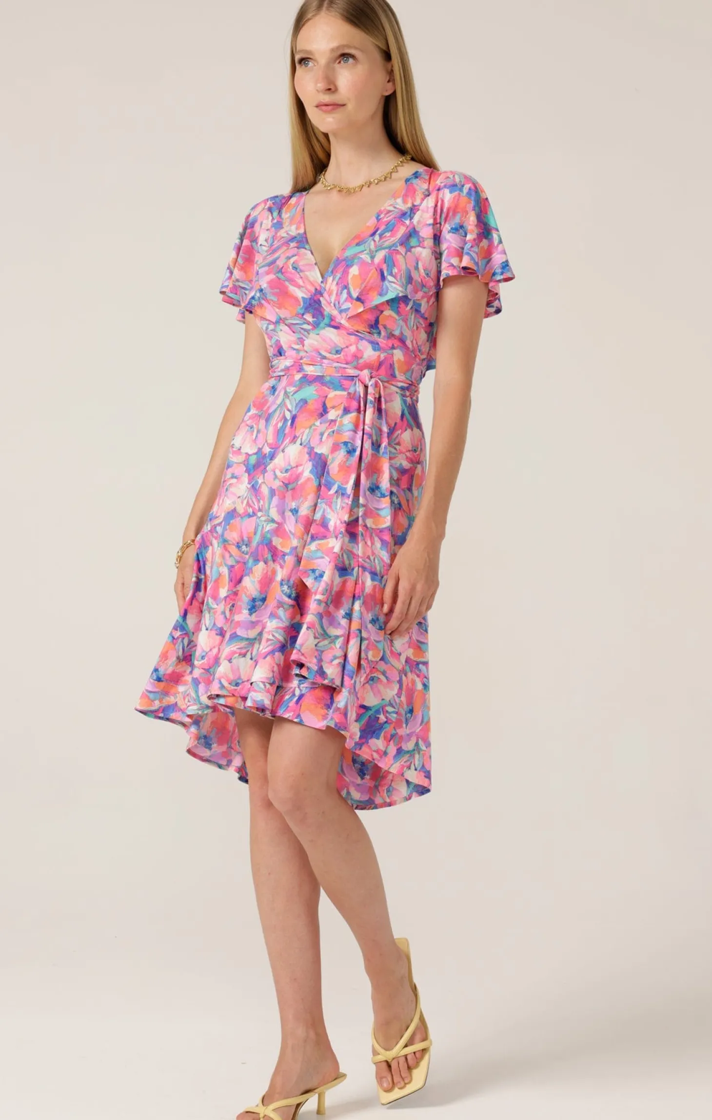 CARRACA LILA WRAP DRESS