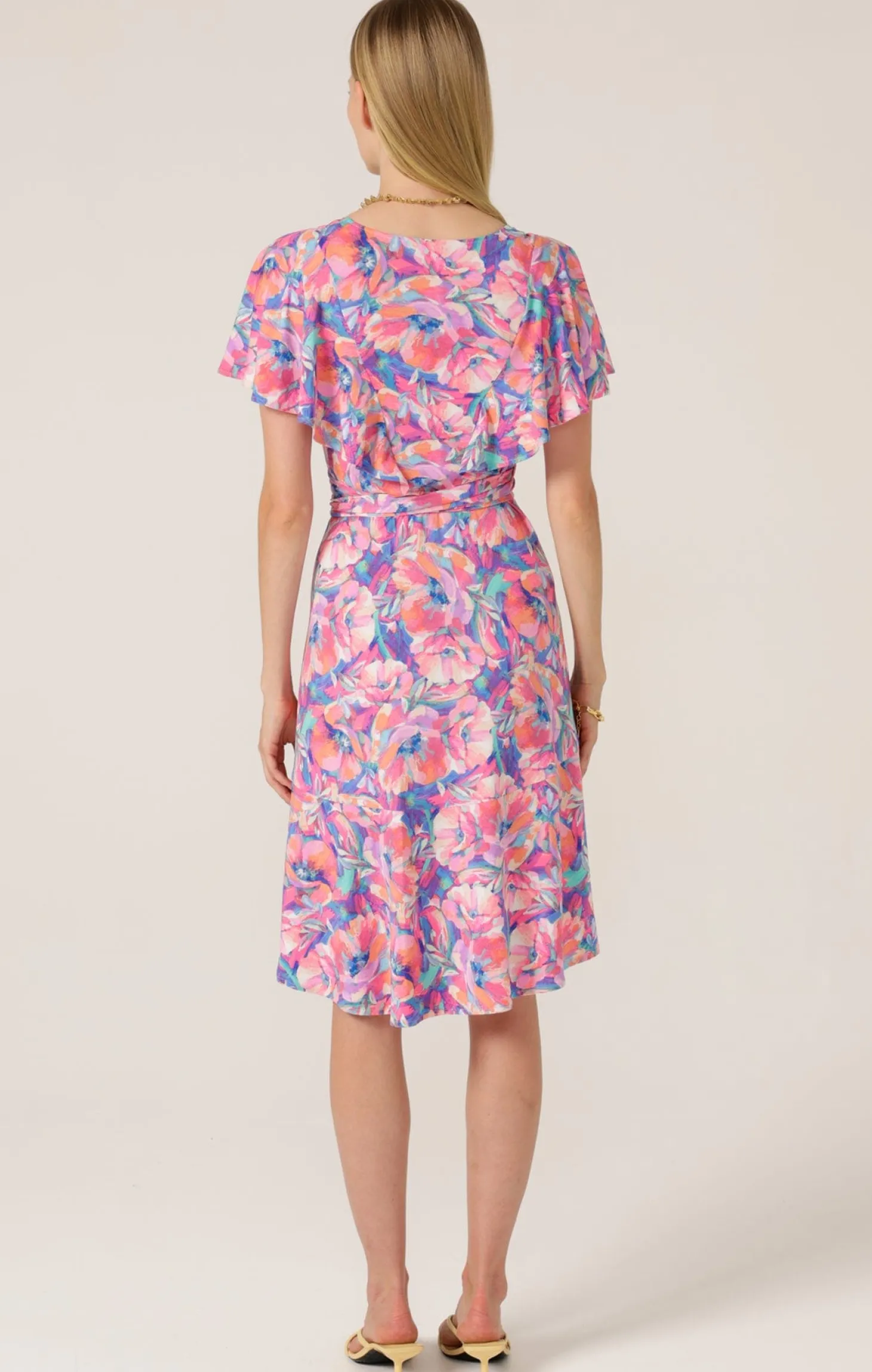 CARRACA LILA WRAP DRESS