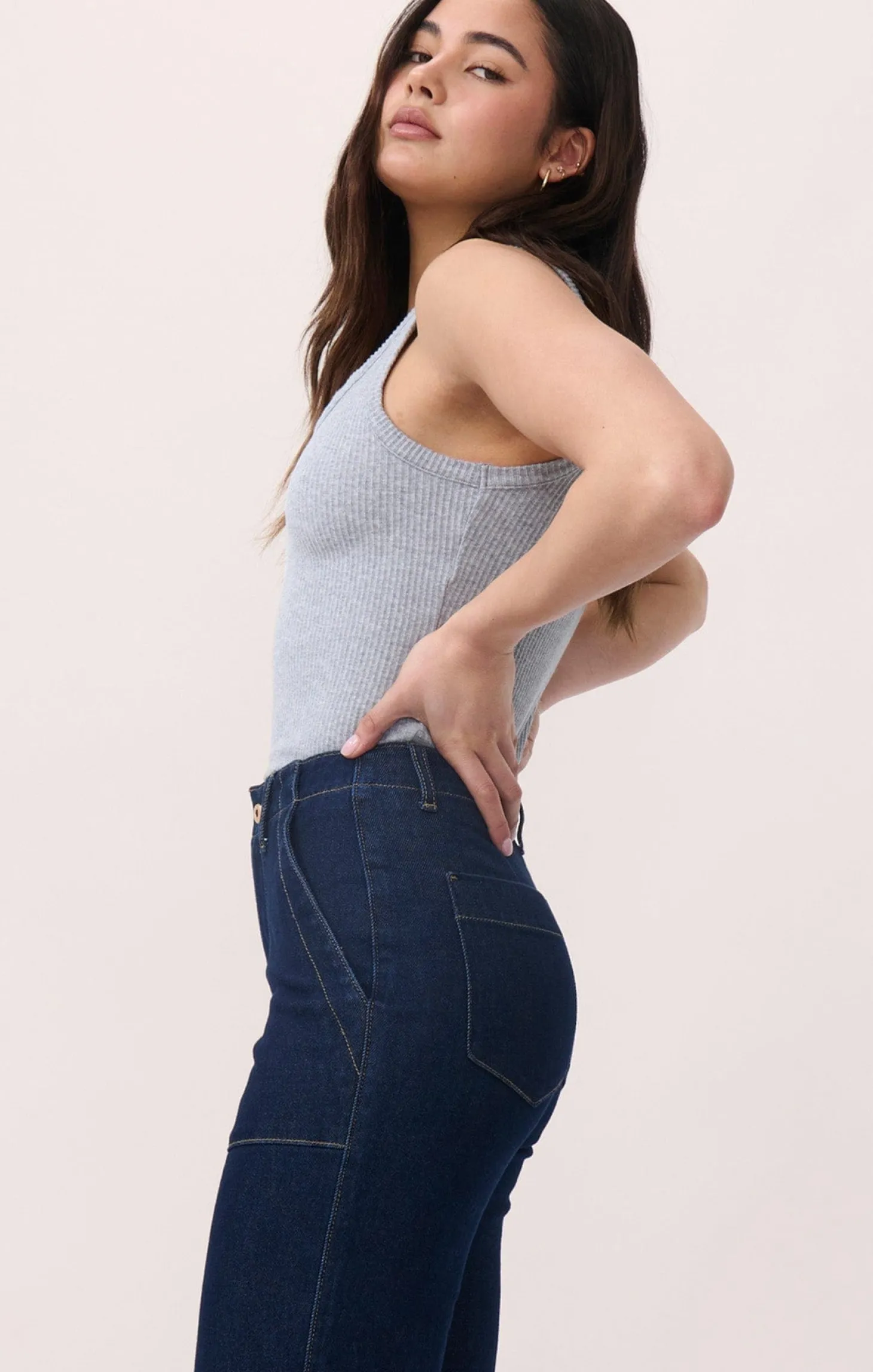 CELESTE WIDE LEG JEAN IN INDIGO