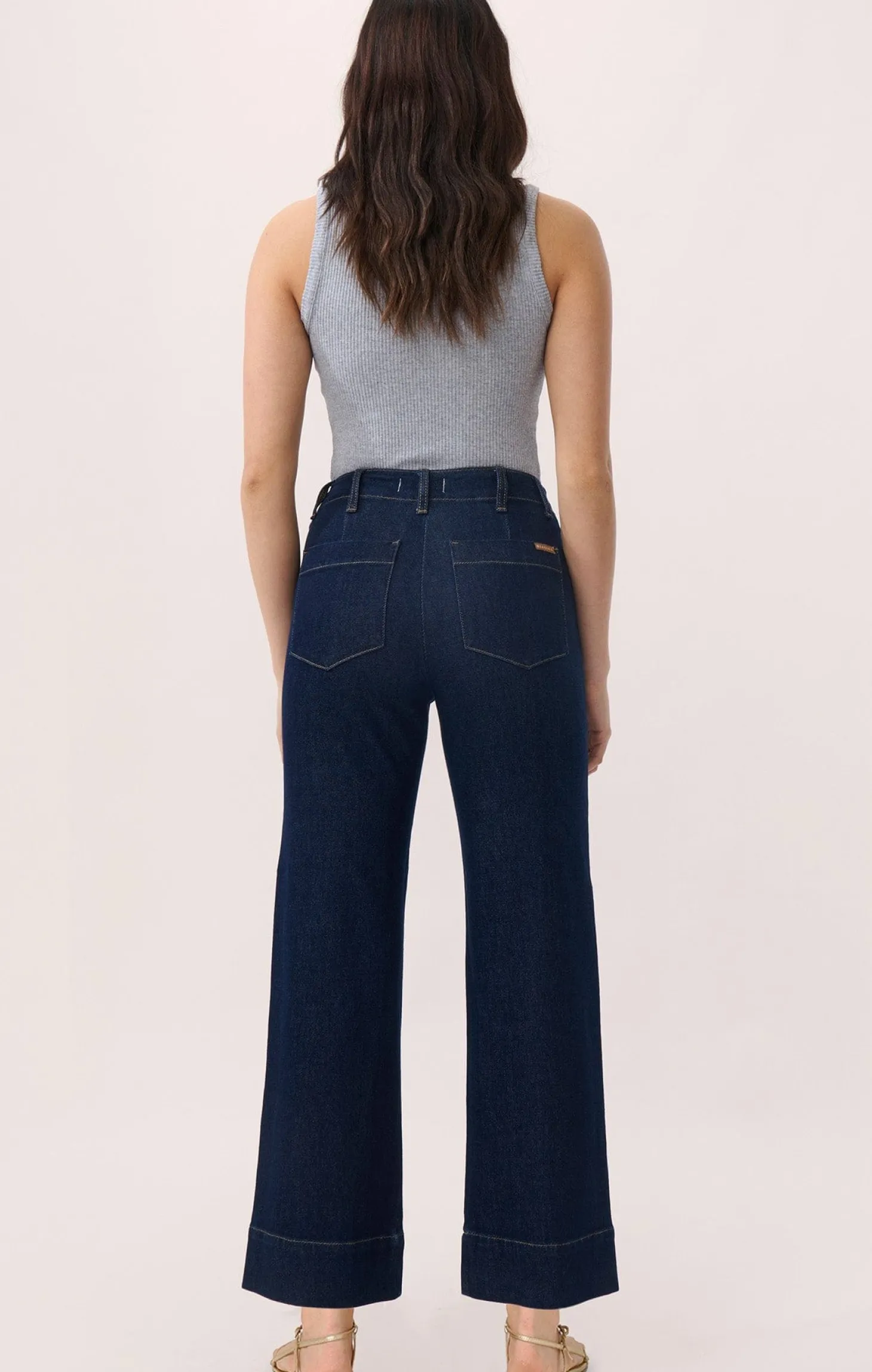 CELESTE WIDE LEG JEAN IN INDIGO
