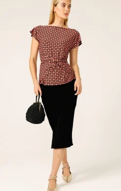 DIAMOND REVERSIBLE TIE TOP