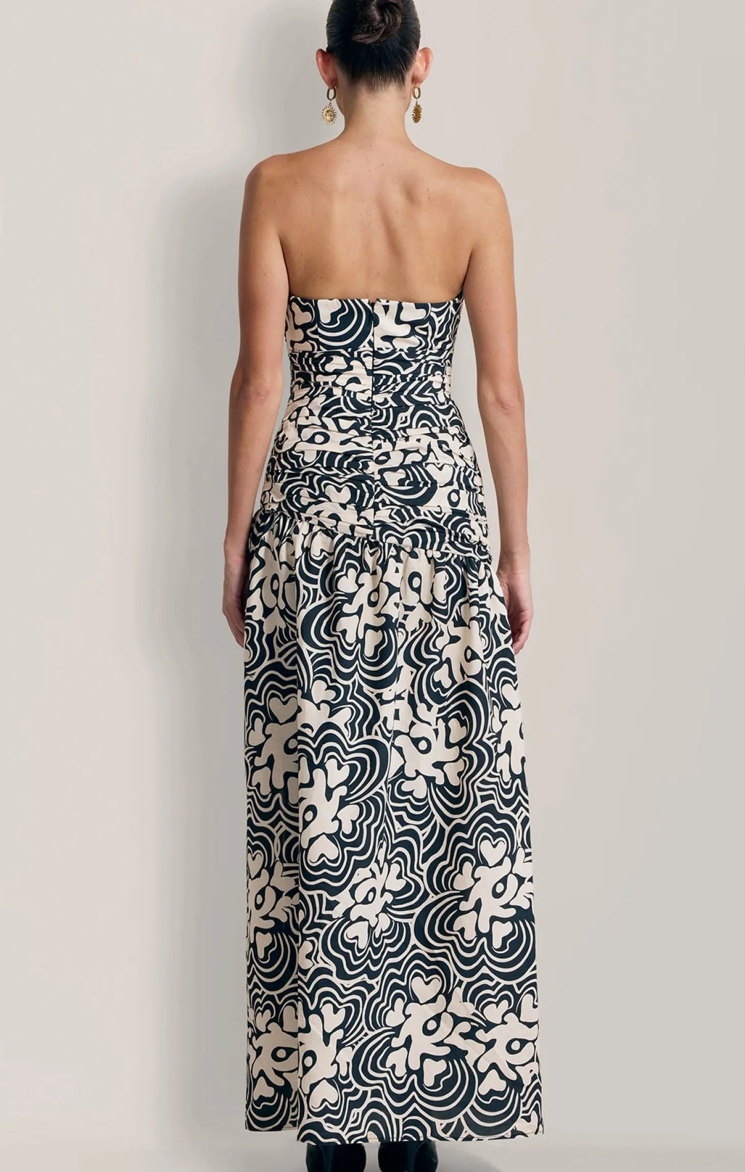 DOLCIE MAXI DRESS IN NOIR PRINT