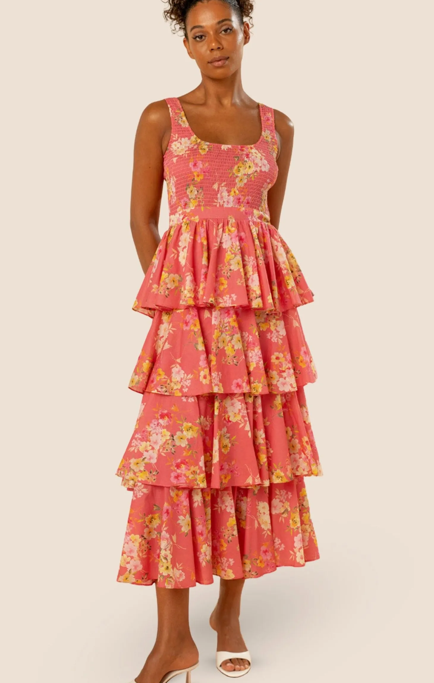 ELLIE TIERED MAXI DRESS