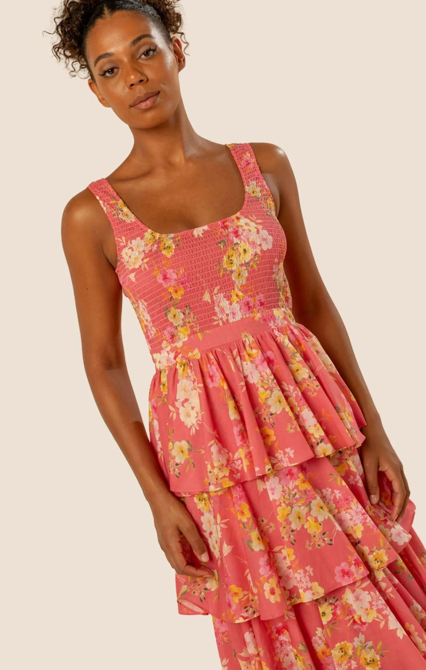 ELLIE TIERED MAXI DRESS