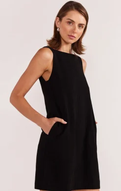 EMBER MINI DRESS IN BLACK