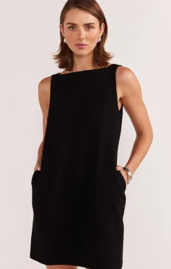 EMBER MINI DRESS IN BLACK