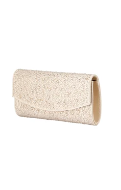 EMMA CRYSTAL CLUTCH IN CHAMPAGNE