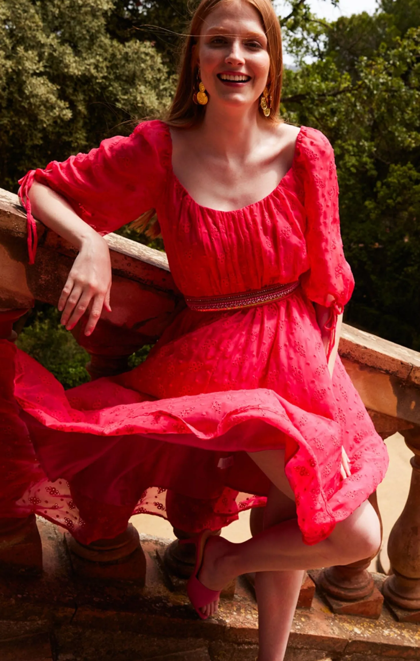 FLAMINGO MIDI DRESS