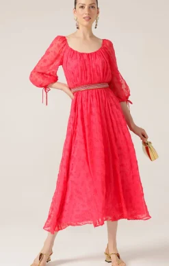 FLAMINGO MIDI DRESS