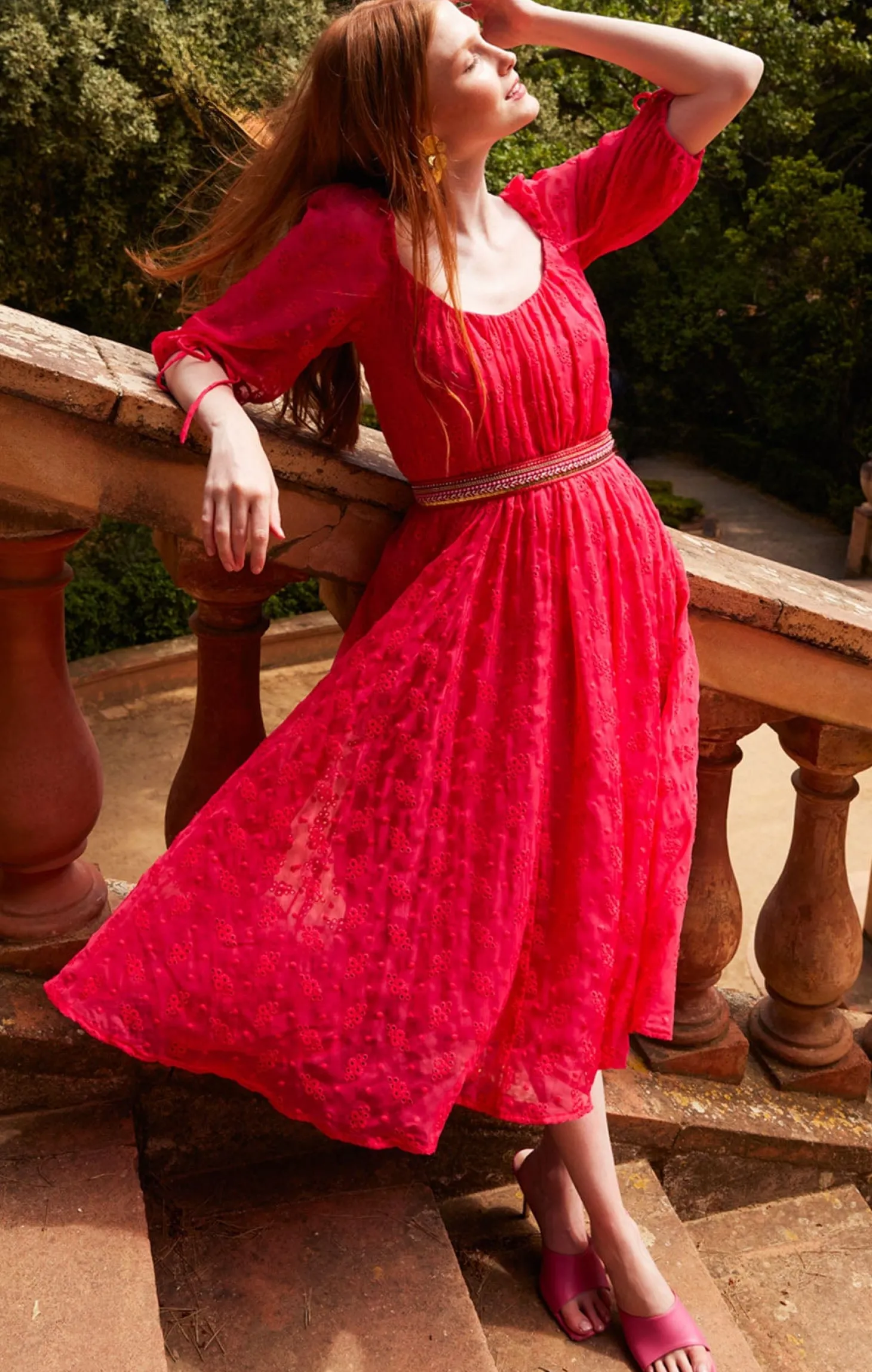FLAMINGO MIDI DRESS