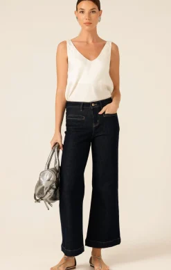 FREYA WIDE LEG JEAN IN INDIGO