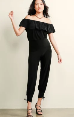 HAREM PANT IN BLACK