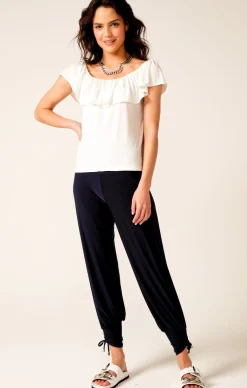 HAREM PANT IN NAVY