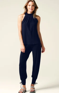 HAREM PANT IN NAVY