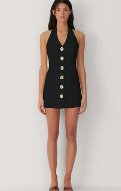 IRIDA VEST DRESS IN NOIR