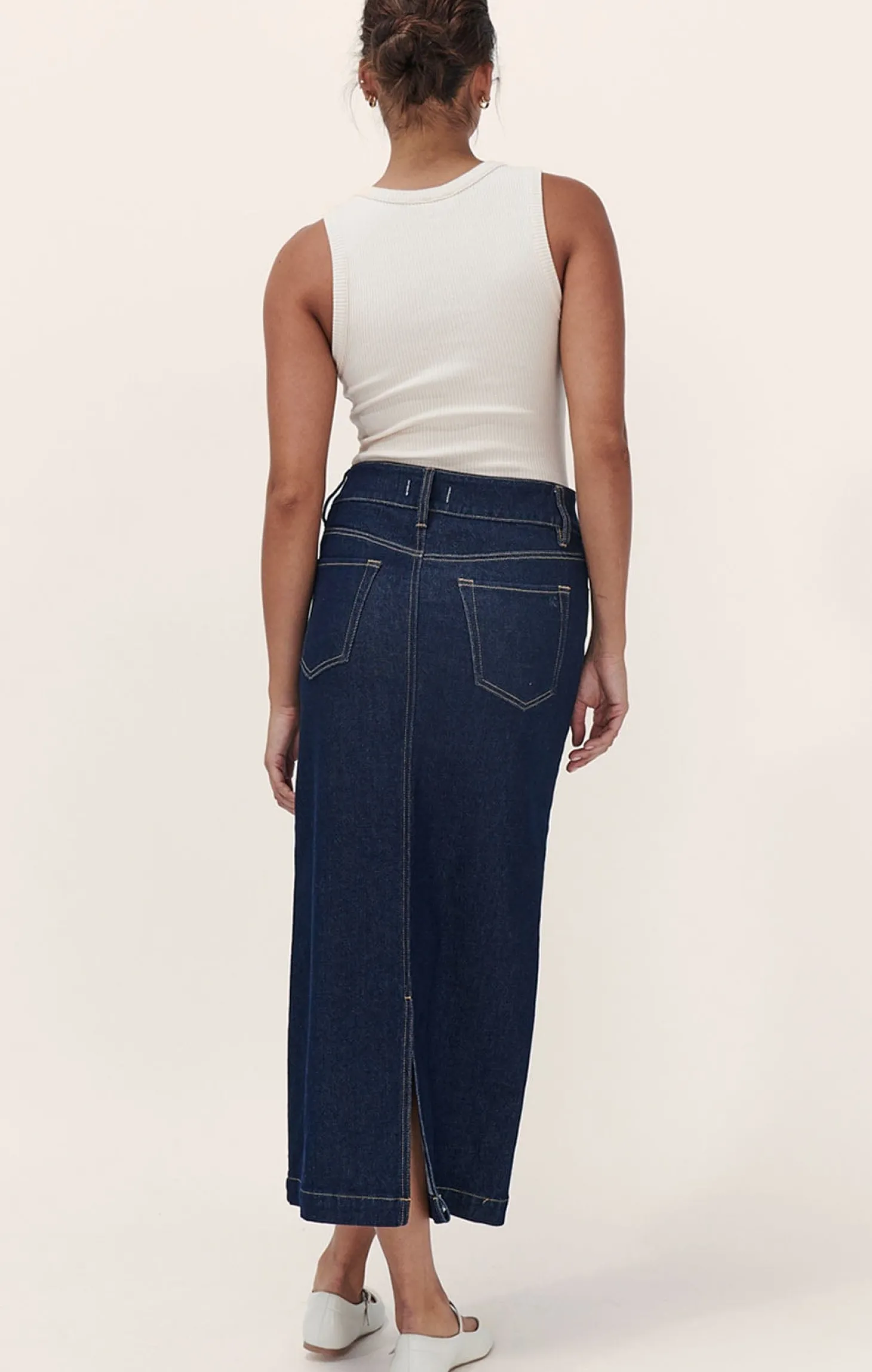 JONI DENIM MAXI SKIRT