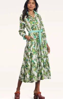 JUNGLE SHIRT DRESS IN GREEN