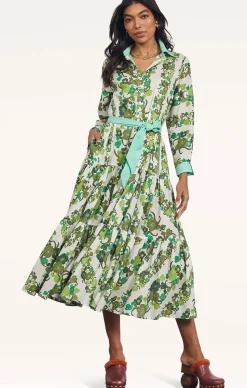 JUNGLE SHIRT DRESS IN GREEN