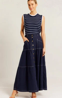 LOTUS LINEN SKIRT