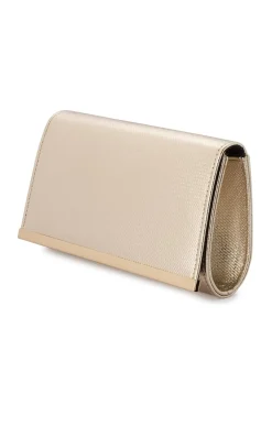 MADDIE FOLDOVER CLUTCH IN GOLD