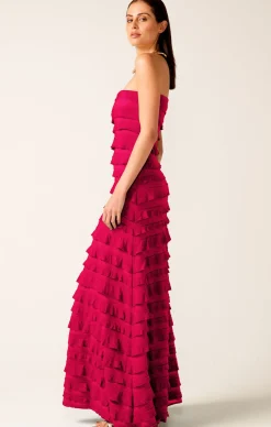 MADDISON DRESS IN RASPBERRY