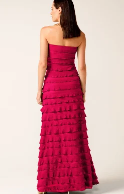 MADDISON DRESS IN RASPBERRY