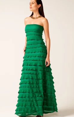 MADDISON MAXI DRESS IN EMERALD