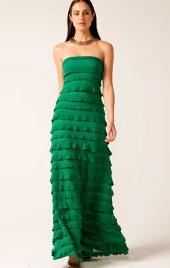 MADDISON MAXI DRESS IN EMERALD