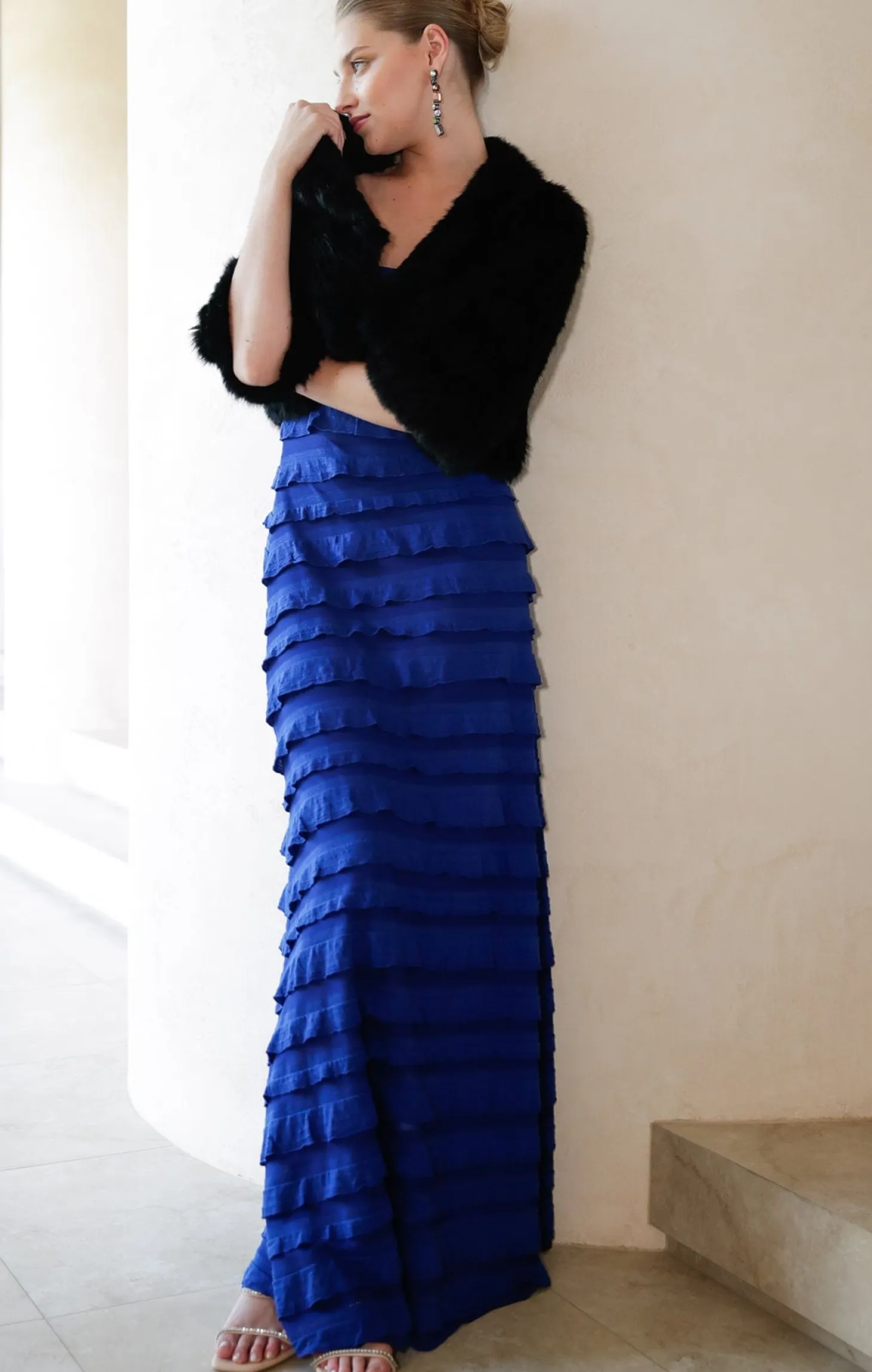 MADDISON MAXI DRESS IN SAPPHIRE