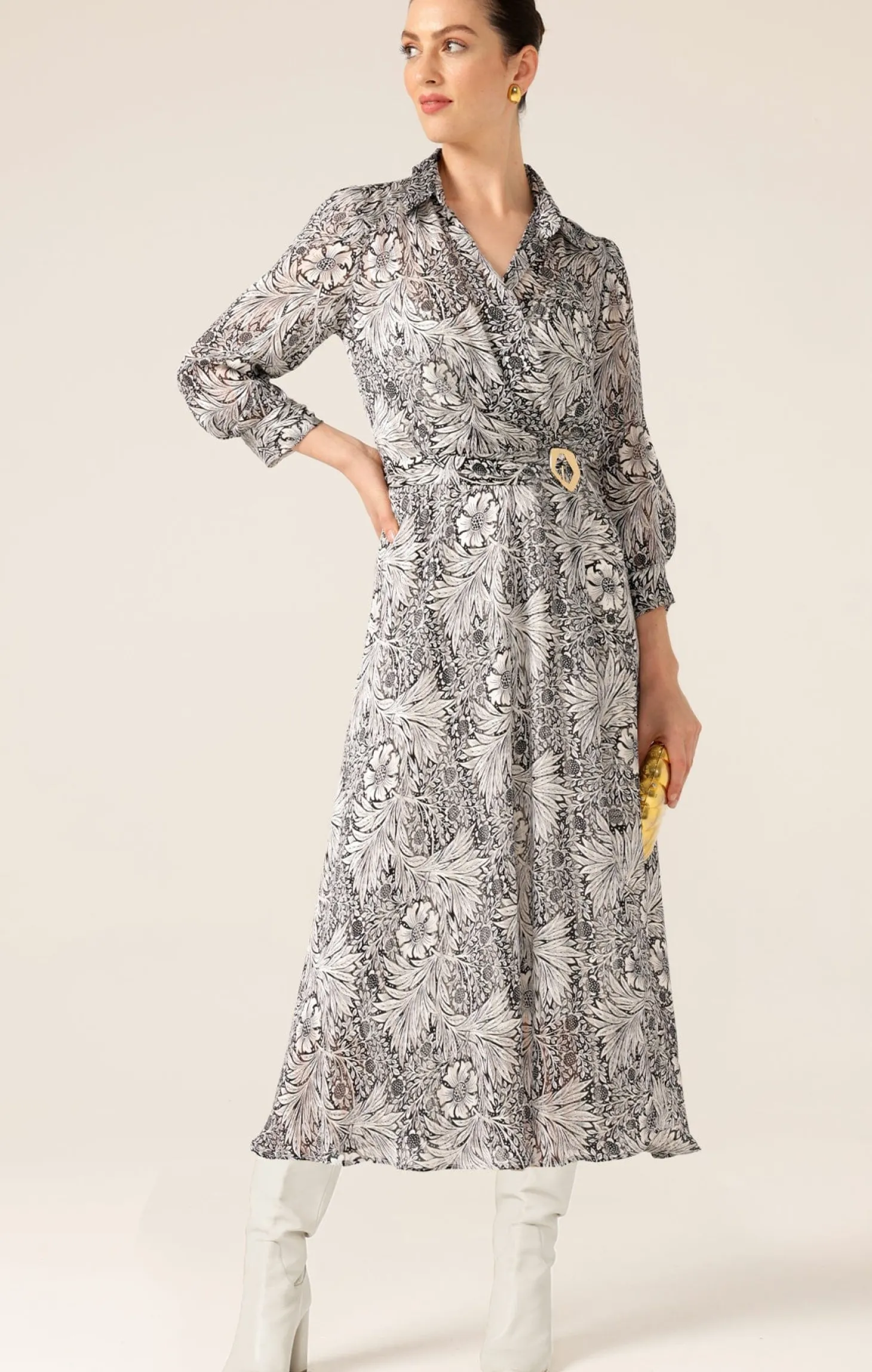 MAGPIE MIDI DRESS