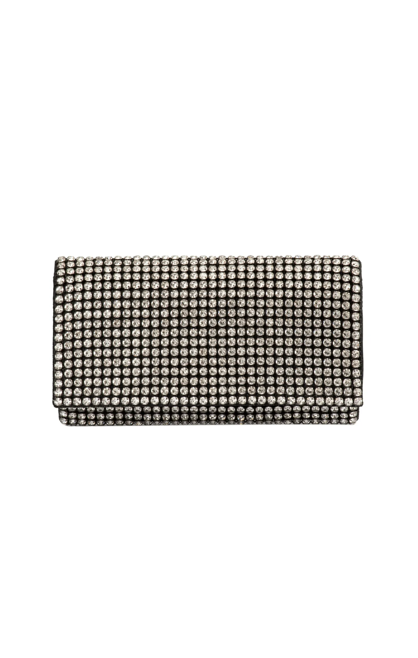 MARIE-ANN CRYSTAL CLUTCH IN BLACK