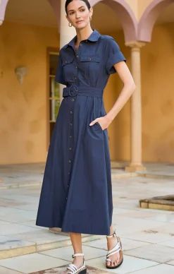 MORGAN DRESS IN NAVY