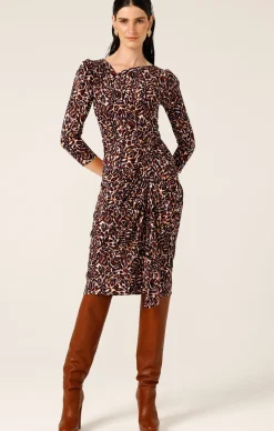 MULBERRY DRAPE DRESS
