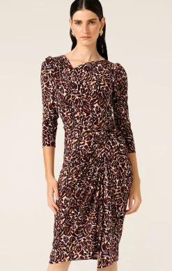 MULBERRY DRAPE DRESS
