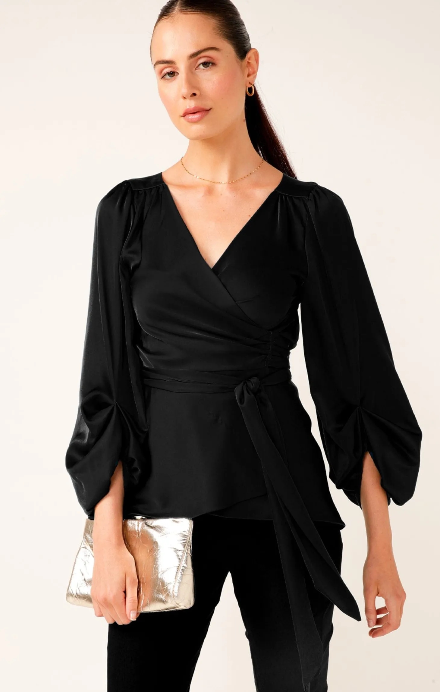 NOLANA TUNIC IN BLACK