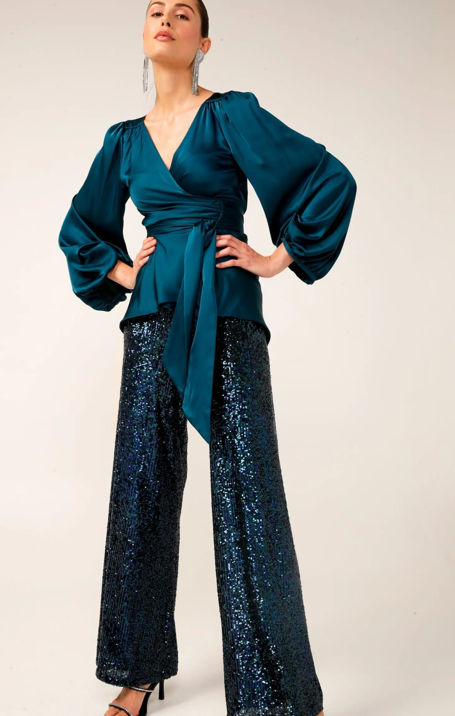 NOLANA TUNIC IN PEACOCK