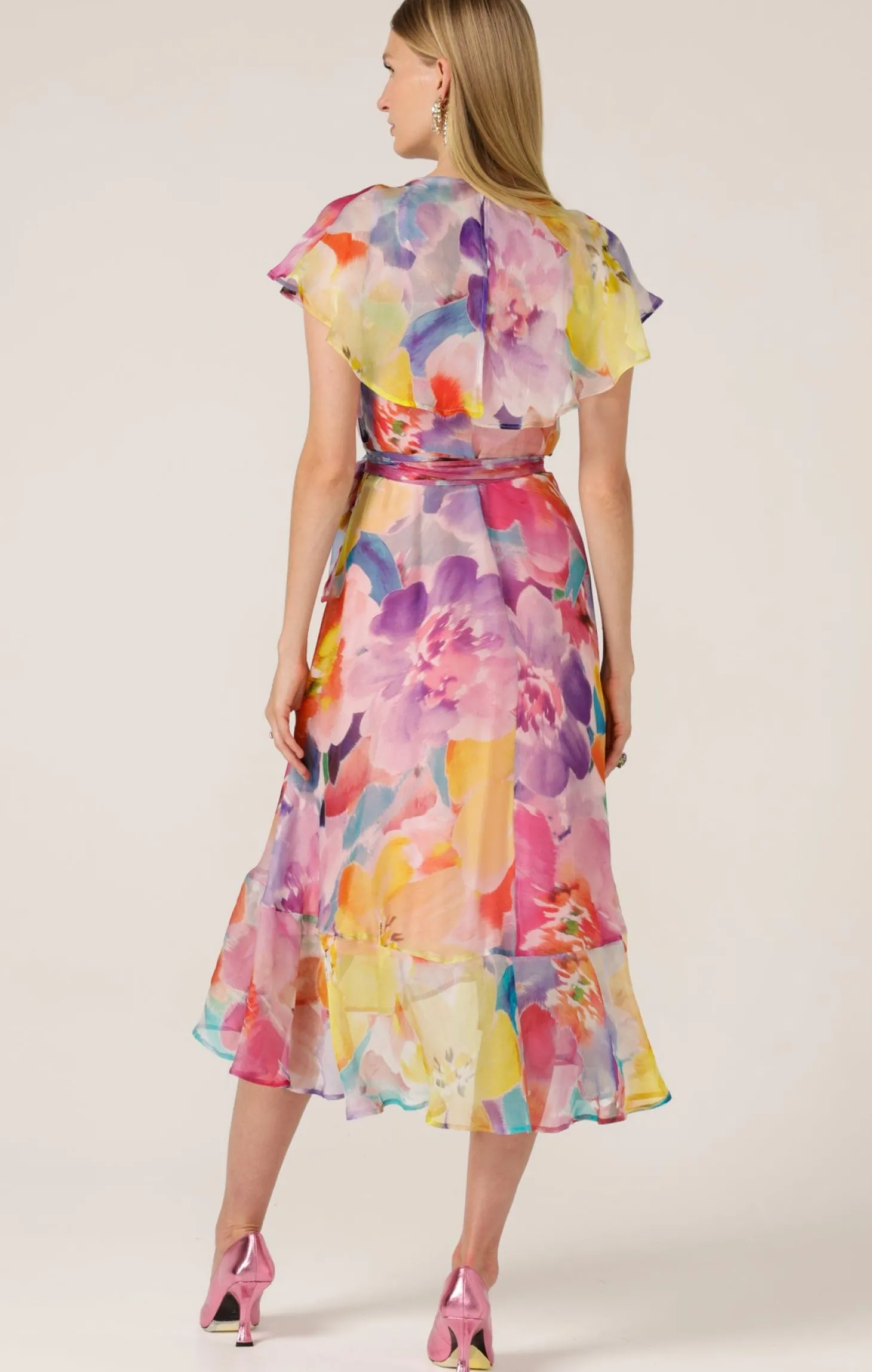 PAJARITOS WRAP DRESS
