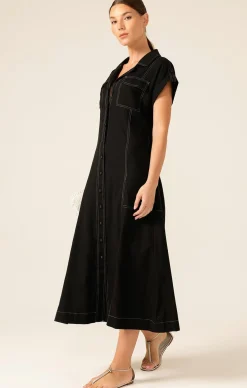 PORTIA DRESS IN BLACK