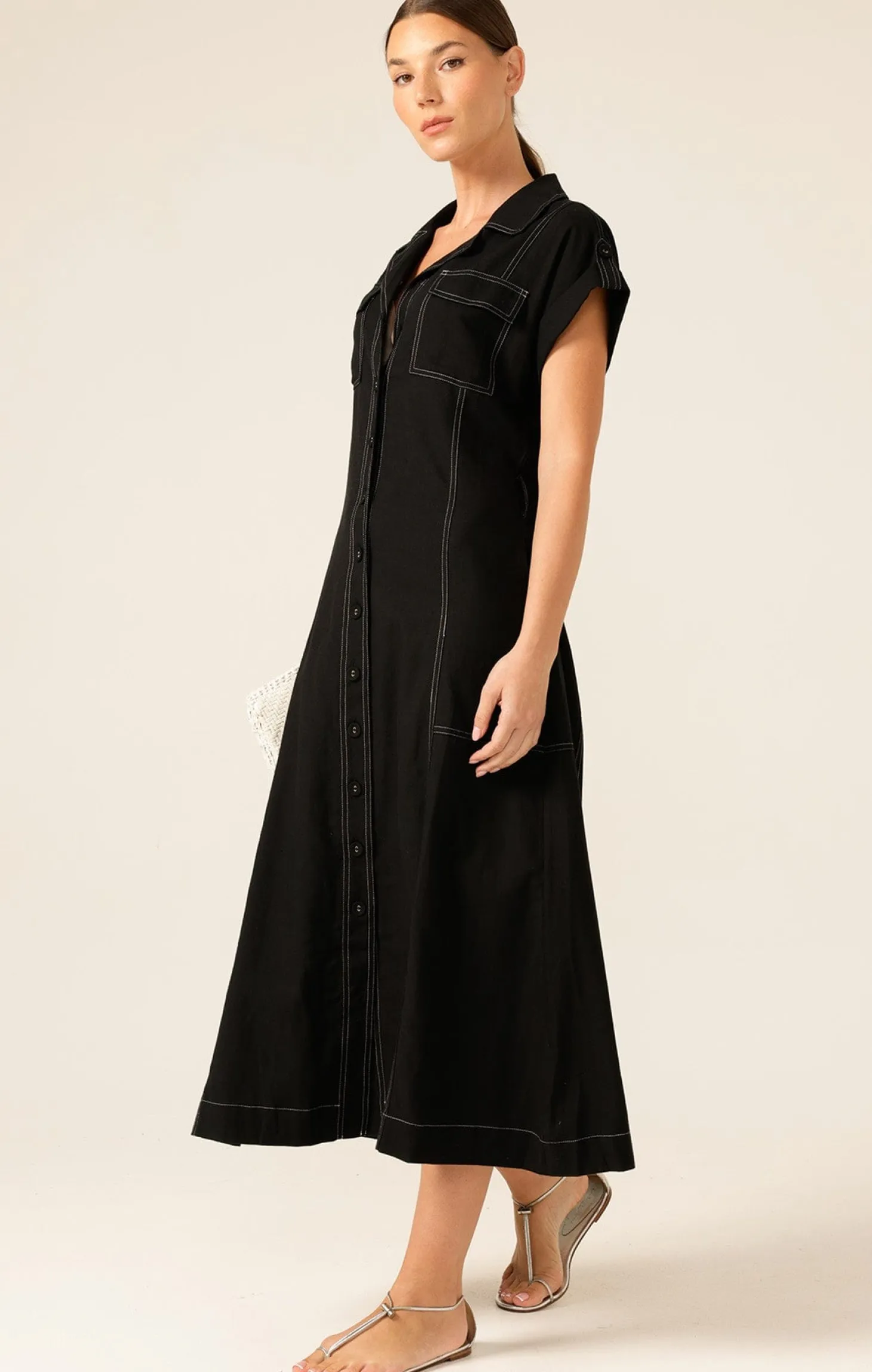 PORTIA DRESS IN BLACK
